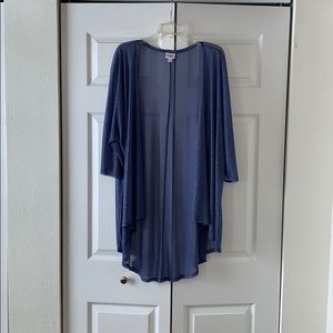 LuLaRoe Lindsay Kimono Size L. Excellent Condition